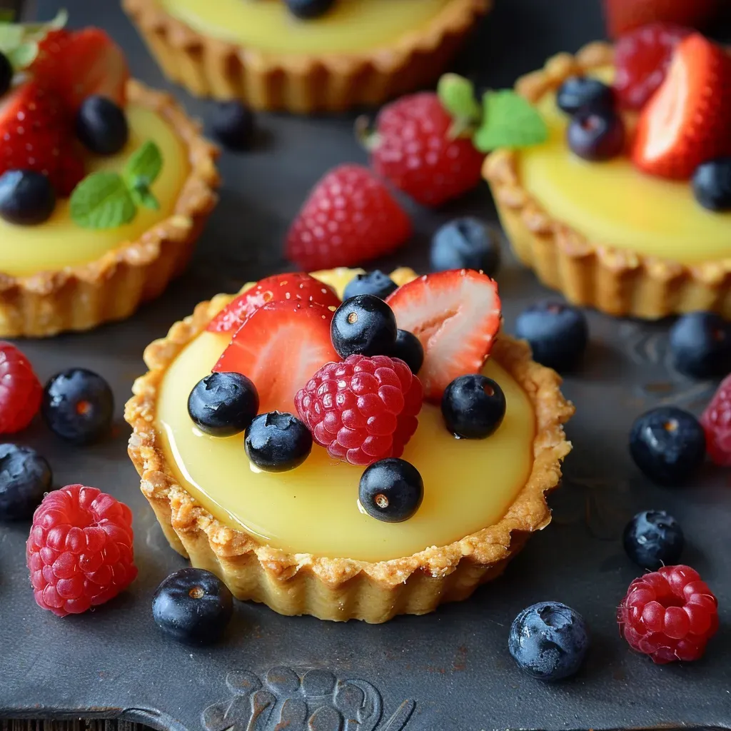 Lemon Curd Mini Tarts Recipe