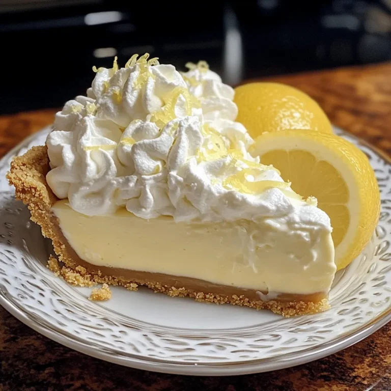 Lemonade Pie Recipe: Easy No-Bake Dessert