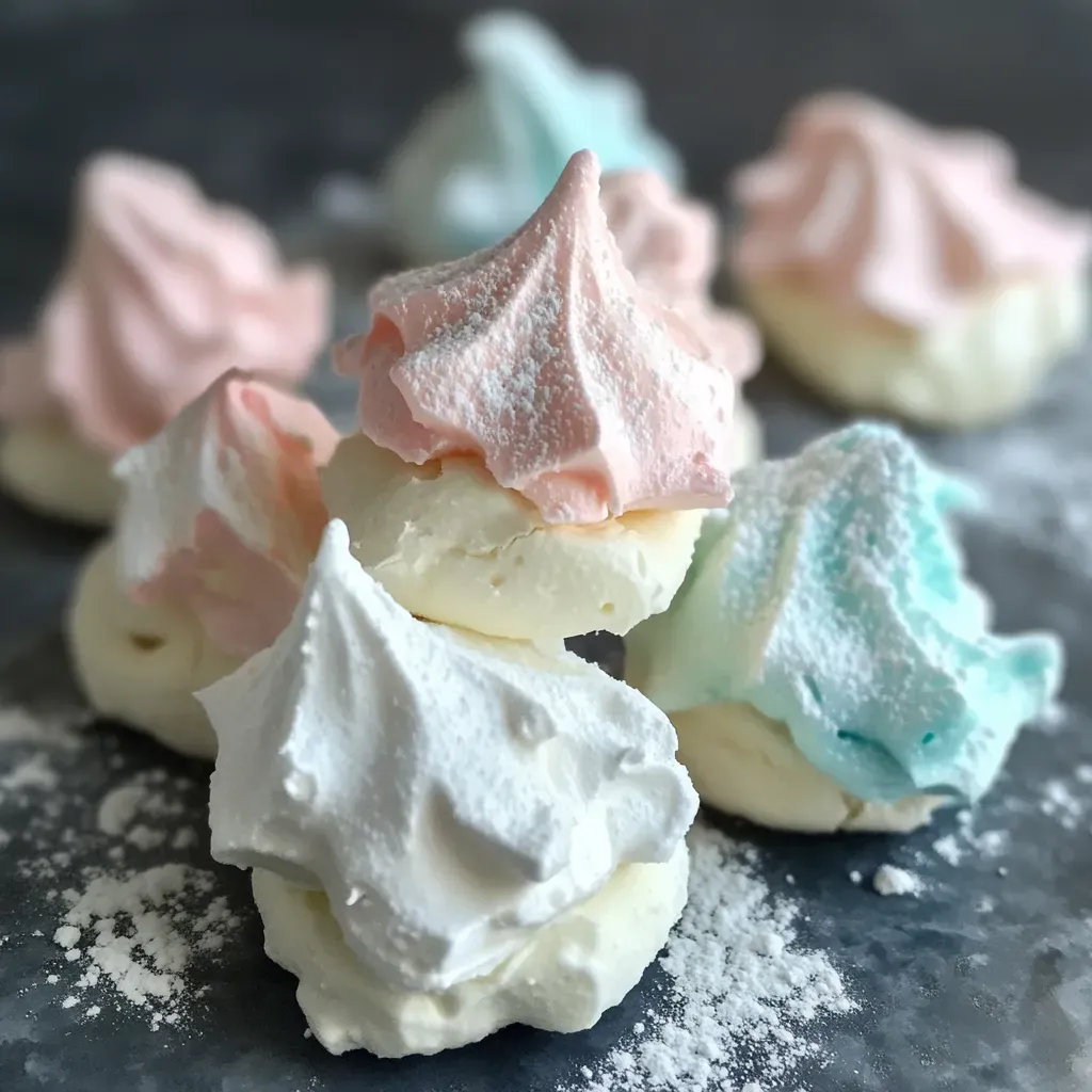 Luscious Jello Flavored Meringue Cookies