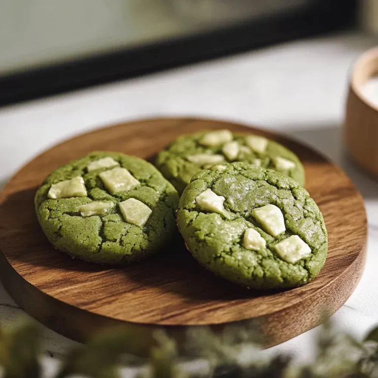 Matcha Mochi Cookies Recipe