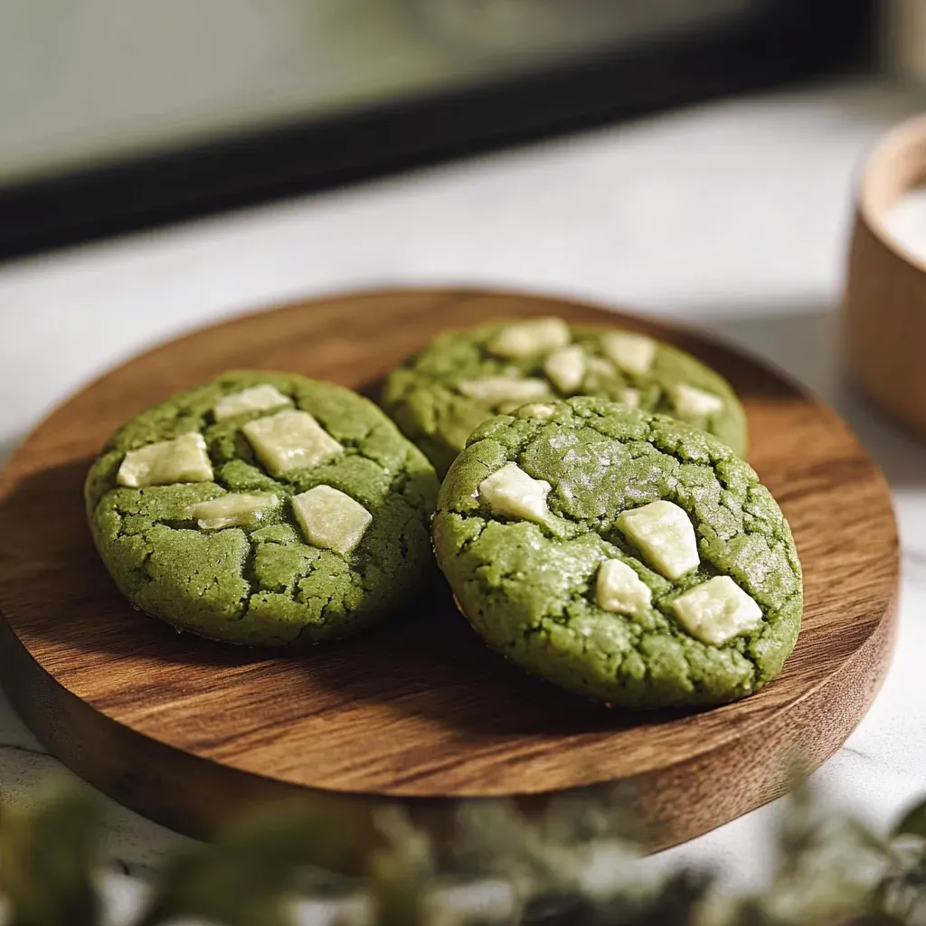 Matcha Mochi Cookies Recipe