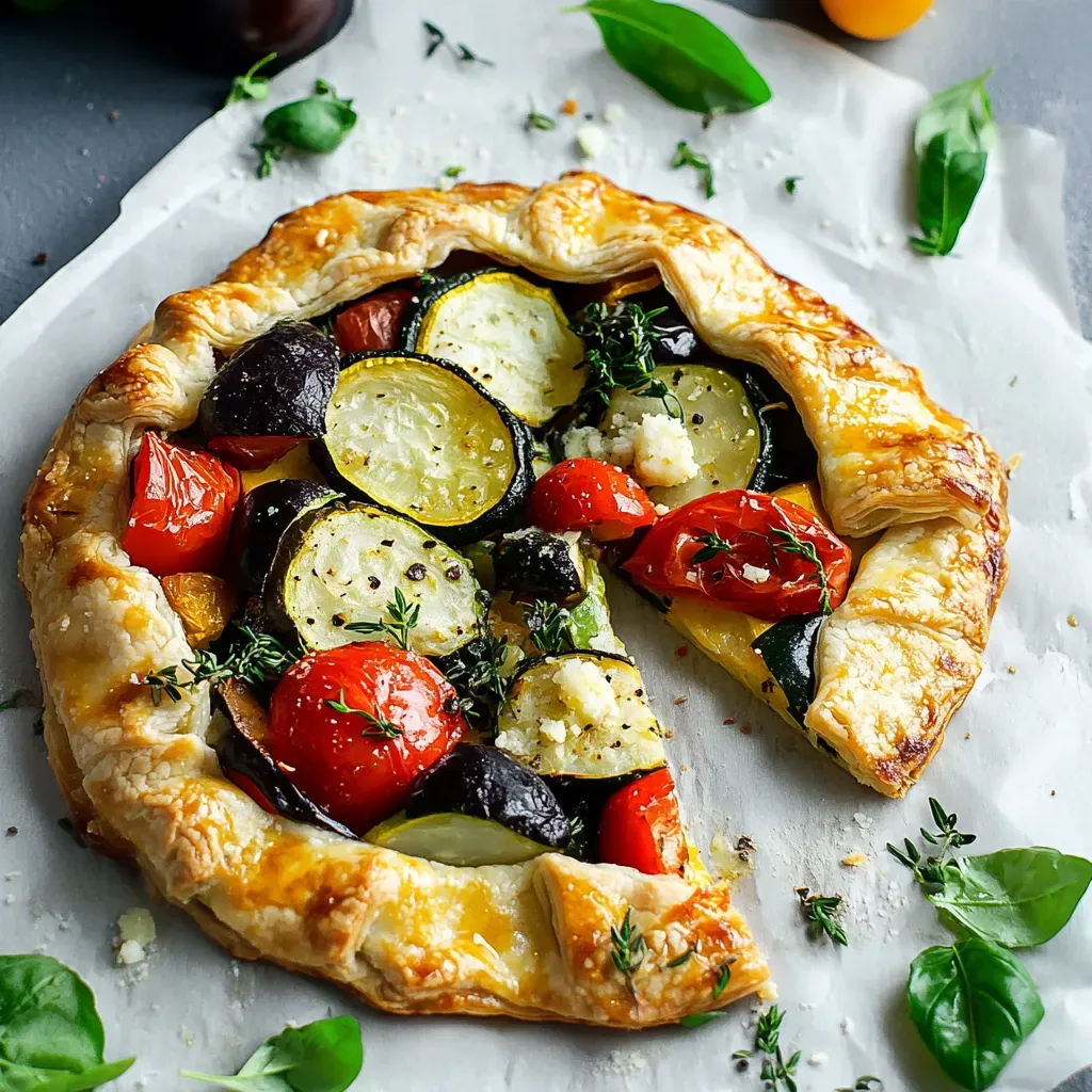 Mouthwatering Mediterranean Vegetable Galette Recipe