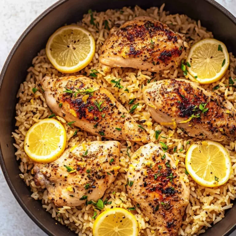 One-Pot Lemon Herb Chicken Rice: Easy & Flavorful Recipe