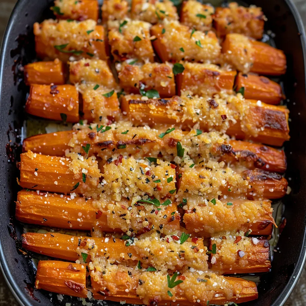 Parmesan Roasted Carrots: Crispy and Delicious