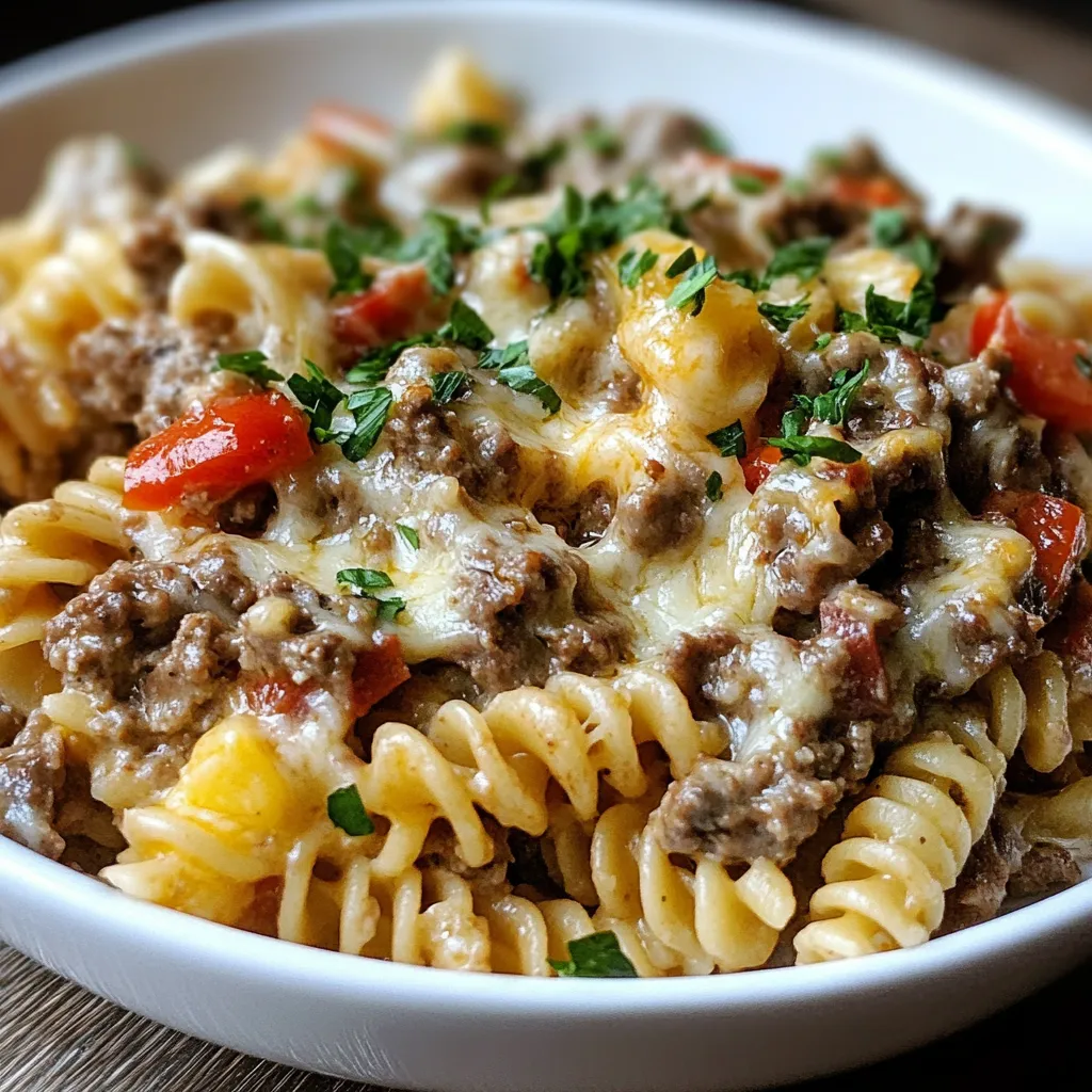 Philly Cheese Steak Pasta: Decadent & Flavorful Recipe