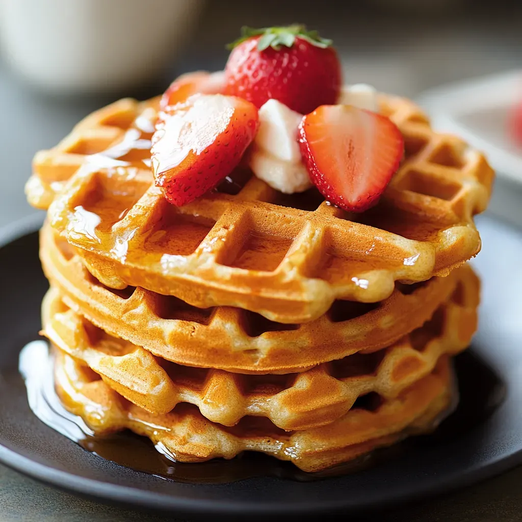 Protein-Packed Crispy Waffles