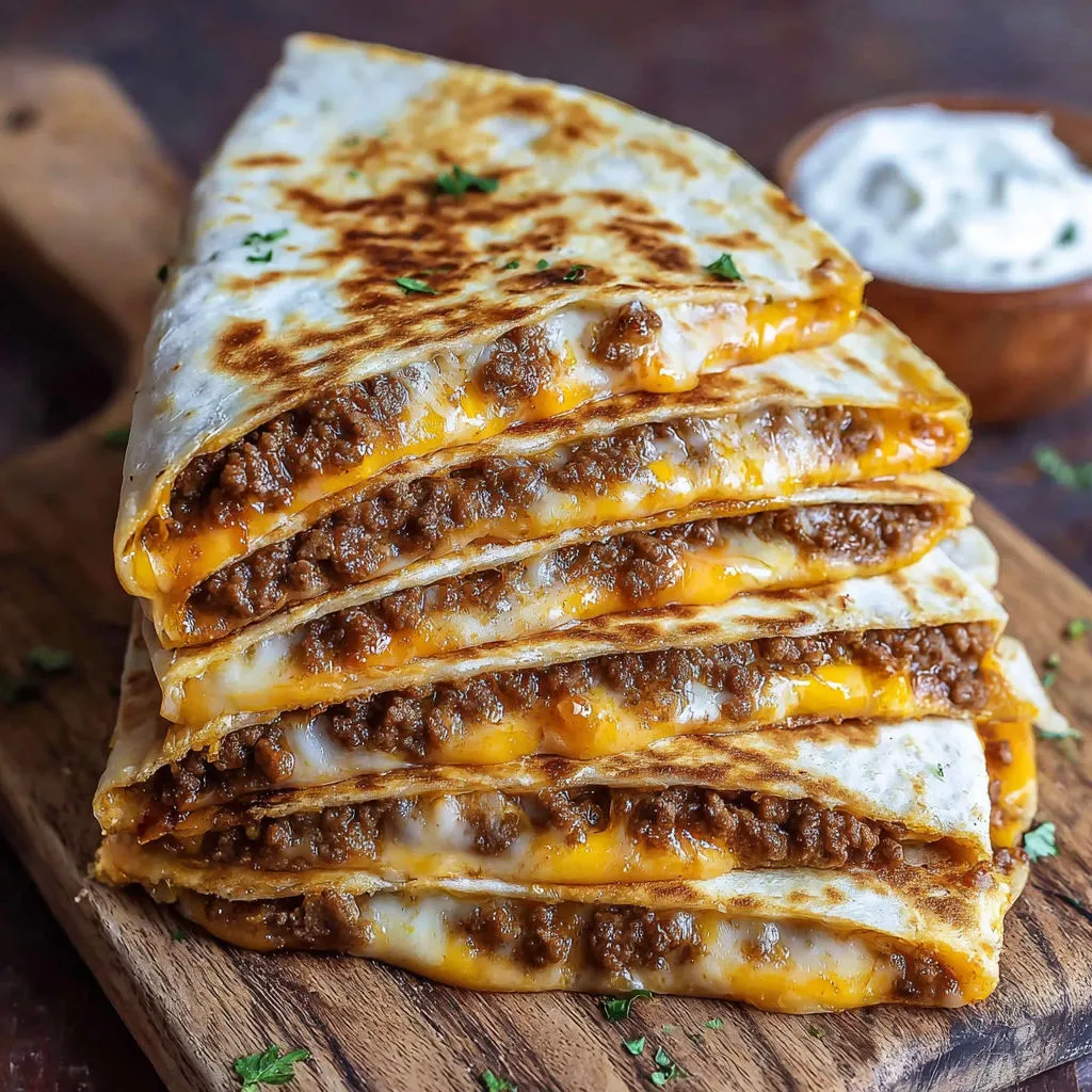 Quick and Delicious Hamburger Quesadilla Recipe