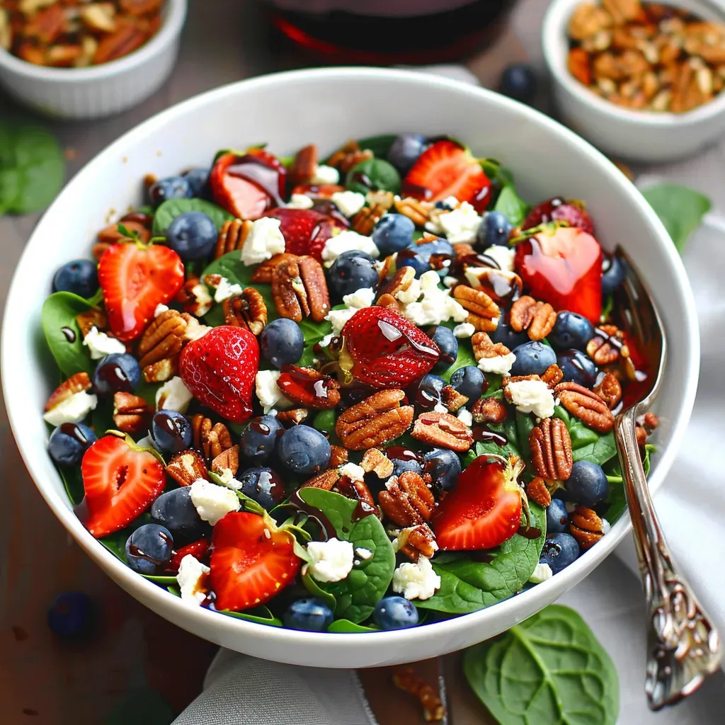 Quick and Easy Strawberry Spinach Salad Recipe