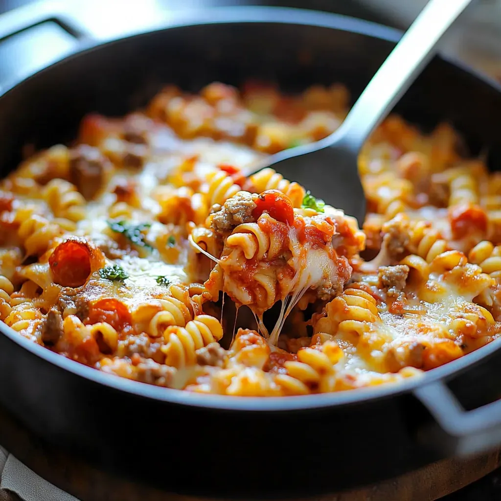 Quick One-Pot Pizza Pasta Recipe