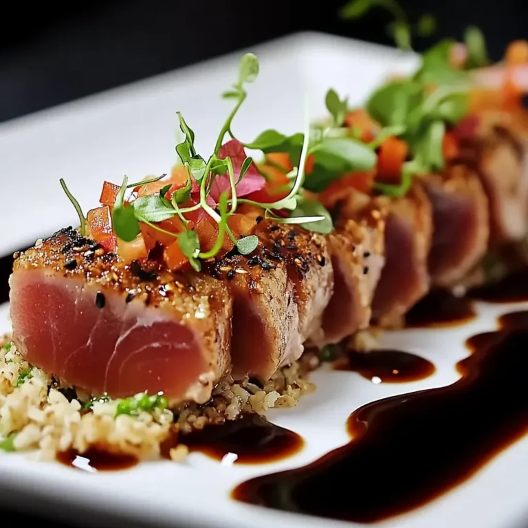 Ruth's Ahi Tuna Recipe: Quick and Easy Tutorial