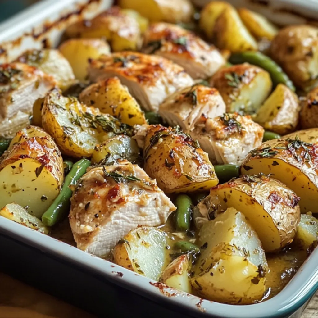 Savory Chicken Potato Bake Recipe