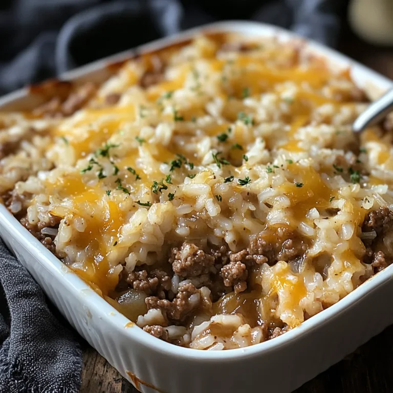 Savory French Onion Beef Casserole Recipe