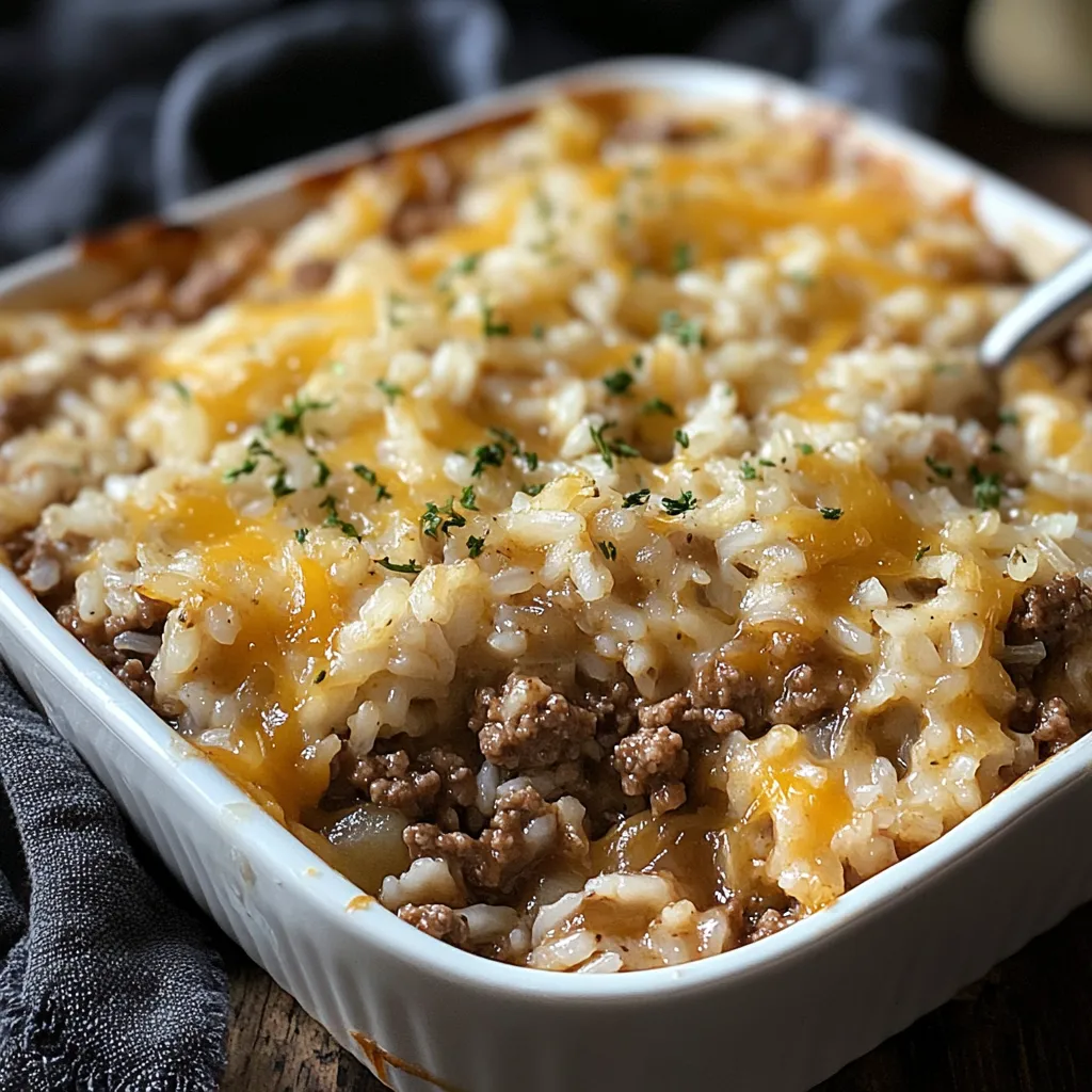 Savory French Onion Beef Casserole Recipe