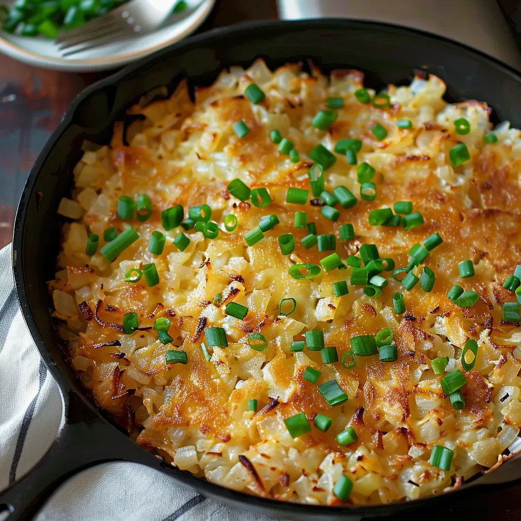 Savory Irish Cheddar Cabbage Hash Browns