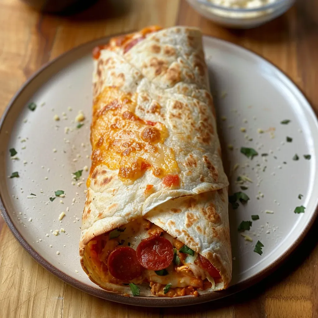 Savory Pepperoni Caesar Wraps: Delicious Pizza-Inspired Recipe