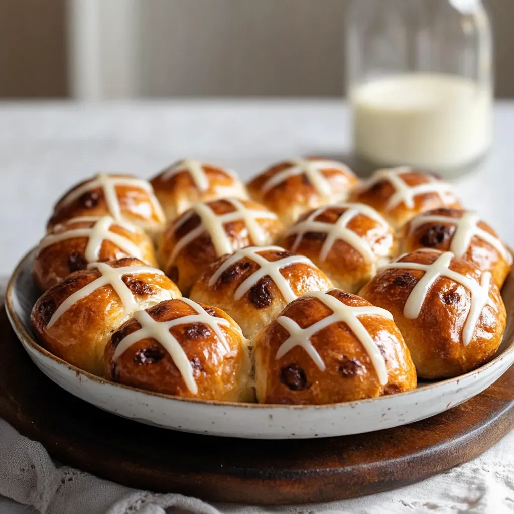 Spiced Hot Cross Buns Recipe