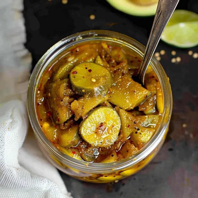 Spicy Indian Lime Pickle Recipe