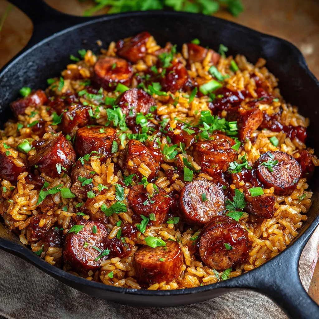 Sweet BBQ Sausage Skillet: Easy One-Pan Recipe