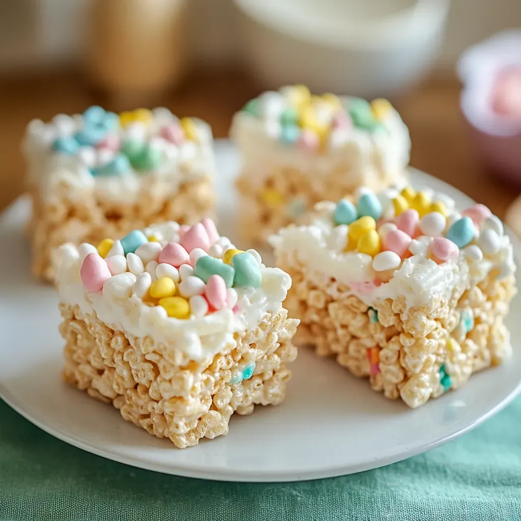Tasty Easter Egg Rice Krispies Treats