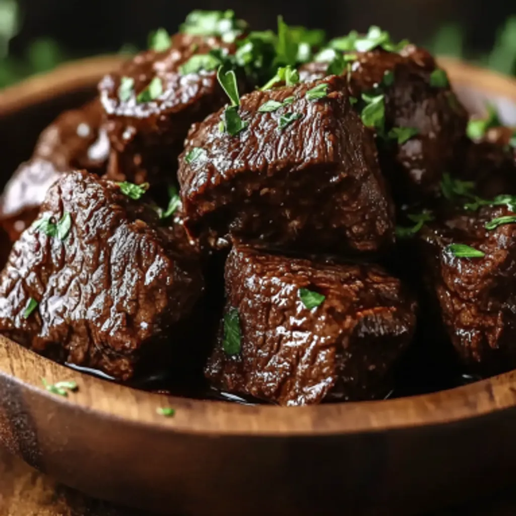 Tender Slow Cooker Steak Bites Recipe