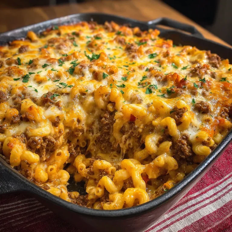 Ultimate Cheesy Beef Macaroni Bake Recipe