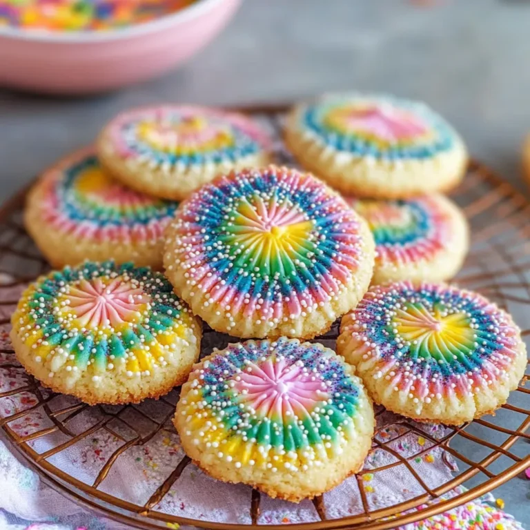 Vibrant Rainbow Cookies Recipe