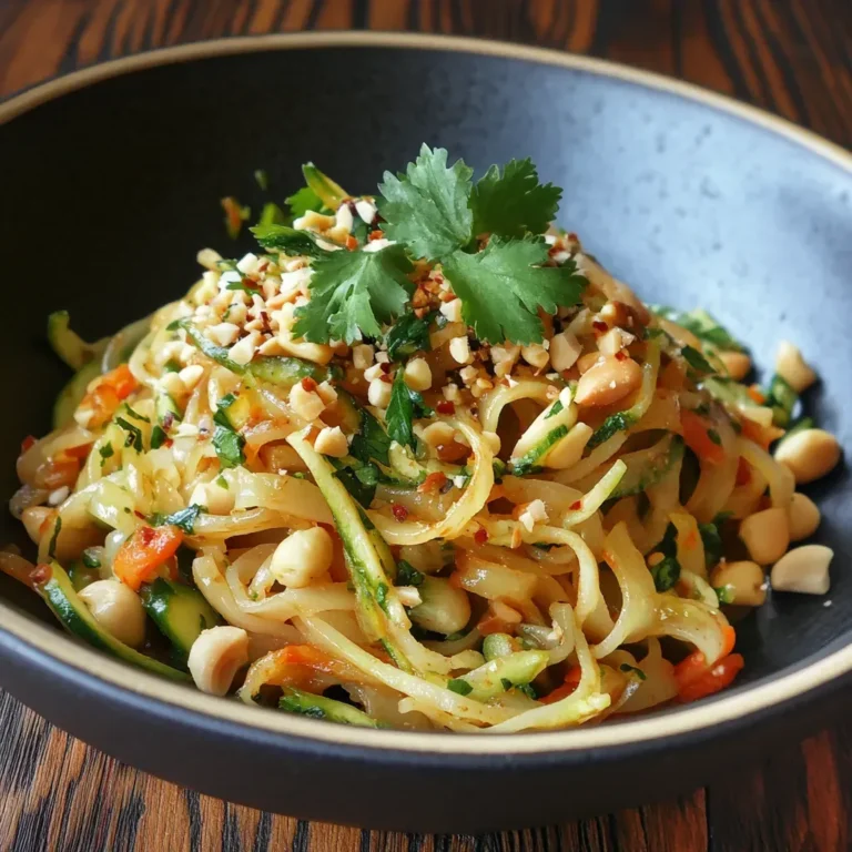 Zucchini Pad Thai Recipe - Delicious and Healthy!